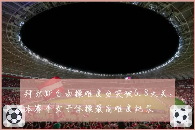 拜尔斯自由操难度分突破6.8大关,本赛季女子体操最高难度纪录